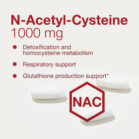 PROTOCOL FOR LIFE BALANCE NAC 1000 mg produit sur fond neutre