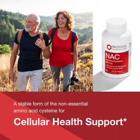 PROTOCOL FOR LIFE BALANCE NAC 600mg Sélénium 100 Veg Caps côté droit