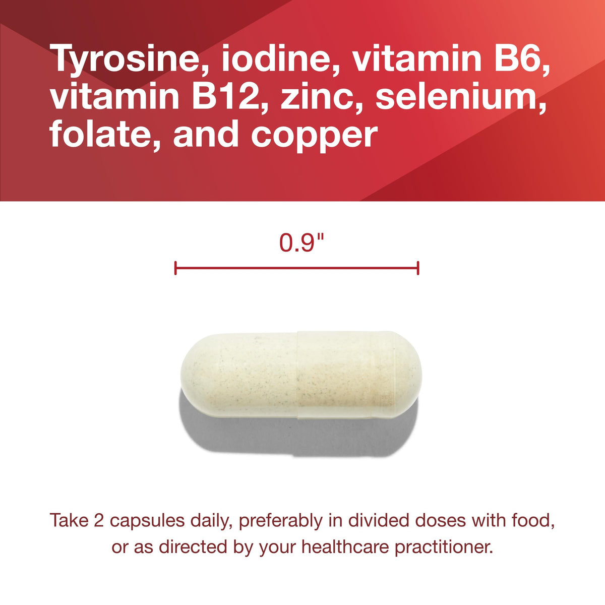 PROTOCOL FOR LIFE BALANCE Ortho Thyroid 90 Caps - arriere du produit