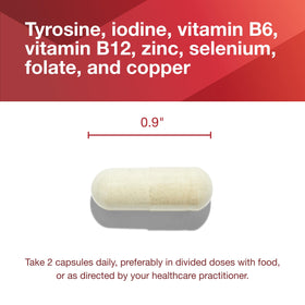 PROTOCOL FOR LIFE BALANCE Ortho Thyroid 90 Caps - arriere du produit
