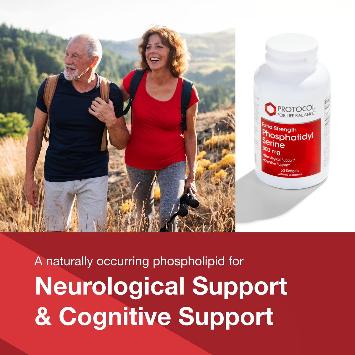 PROTOCOL FOR LIFE BALANCE Phosphatidylserine 300 mg softgels back view