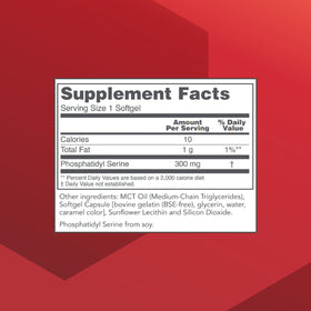 PROTOCOL FOR LIFE BALANCE Phosphatidylserine 300 mg softgels side view