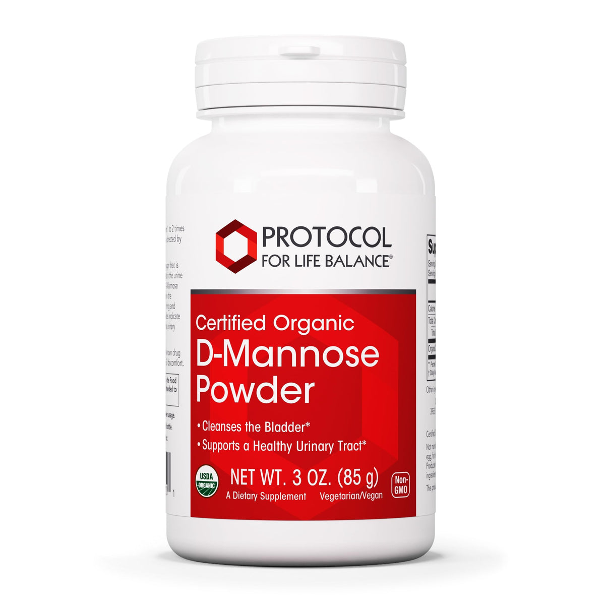 PROTOCOL FOR LIFE BALANCE Poudre de D-Mannose 132g emballage avant