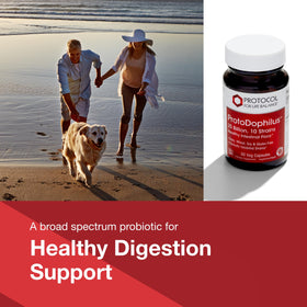 PROTOCOL FOR LIFE BALANCE ProtoDophilus 25 Milliards - Capsules végétales sur fond blanc