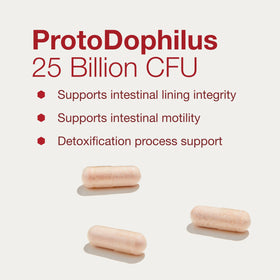 PROTOCOL FOR LIFE BALANCE ProtoDophilus 25 Milliards - Vue arrière de l'emballage