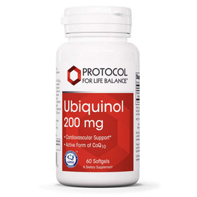 PROTOCOL FOR LIFE BALANCE Ubiquinol 200mg CoQ10 gélules avant