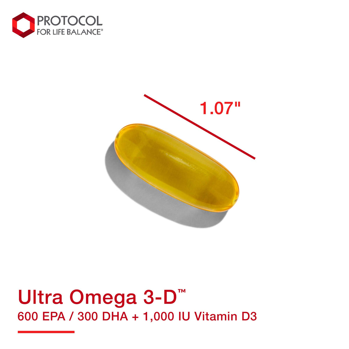 PROTOCOL FOR LIFE BALANCE Ultra Omega 3-D gélules en contexte de vie