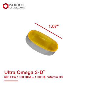 PROTOCOL FOR LIFE BALANCE Ultra Omega 3-D gélules en contexte de vie