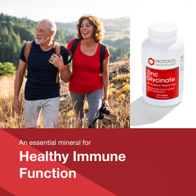 PROTOCOL FOR LIFE BALANCE Zinc Glycinate 30mg gélule ouverte