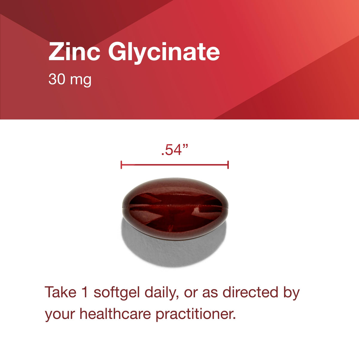 PROTOCOL FOR LIFE BALANCE Zinc Glycinate 30mg gélules avec ingrédients