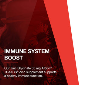 PROTOCOL FOR LIFE BALANCE Zinc Glycinate 30mg gélules en boîte