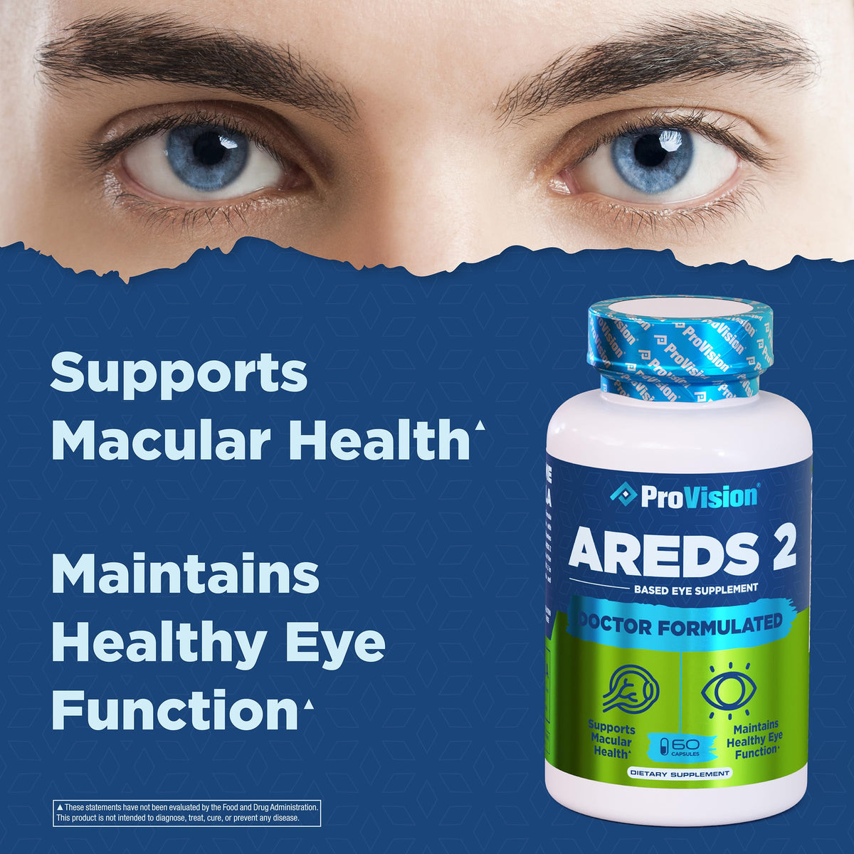 ProVision AREDS 2 Compléments Oculaires avec capsules ouvertes