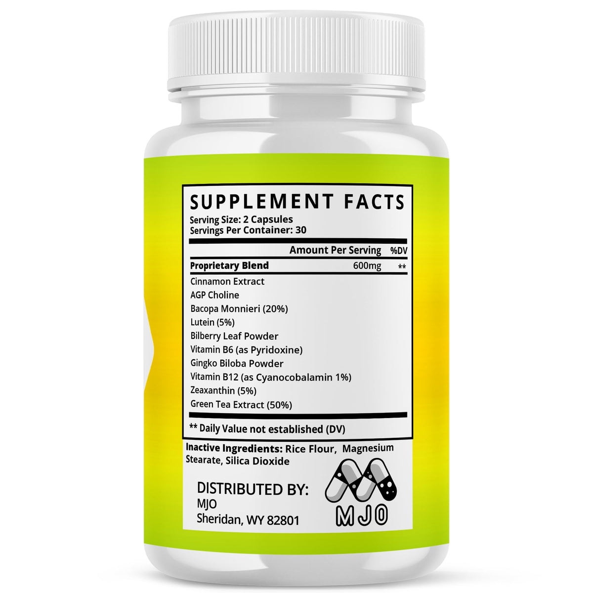 Prozenith Capsules MJO en situation sur une surface naturelle