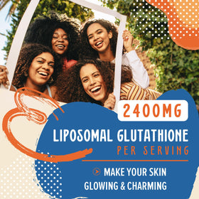 Prunucis Glutathione Liposomal gélules avec un verre d'eau