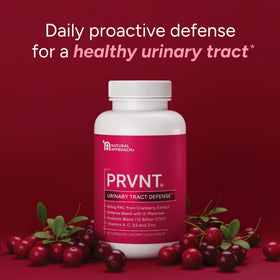 PRVNT Complément Alimentaire Cranberry PACs D-Mannose 60 Capsules côté