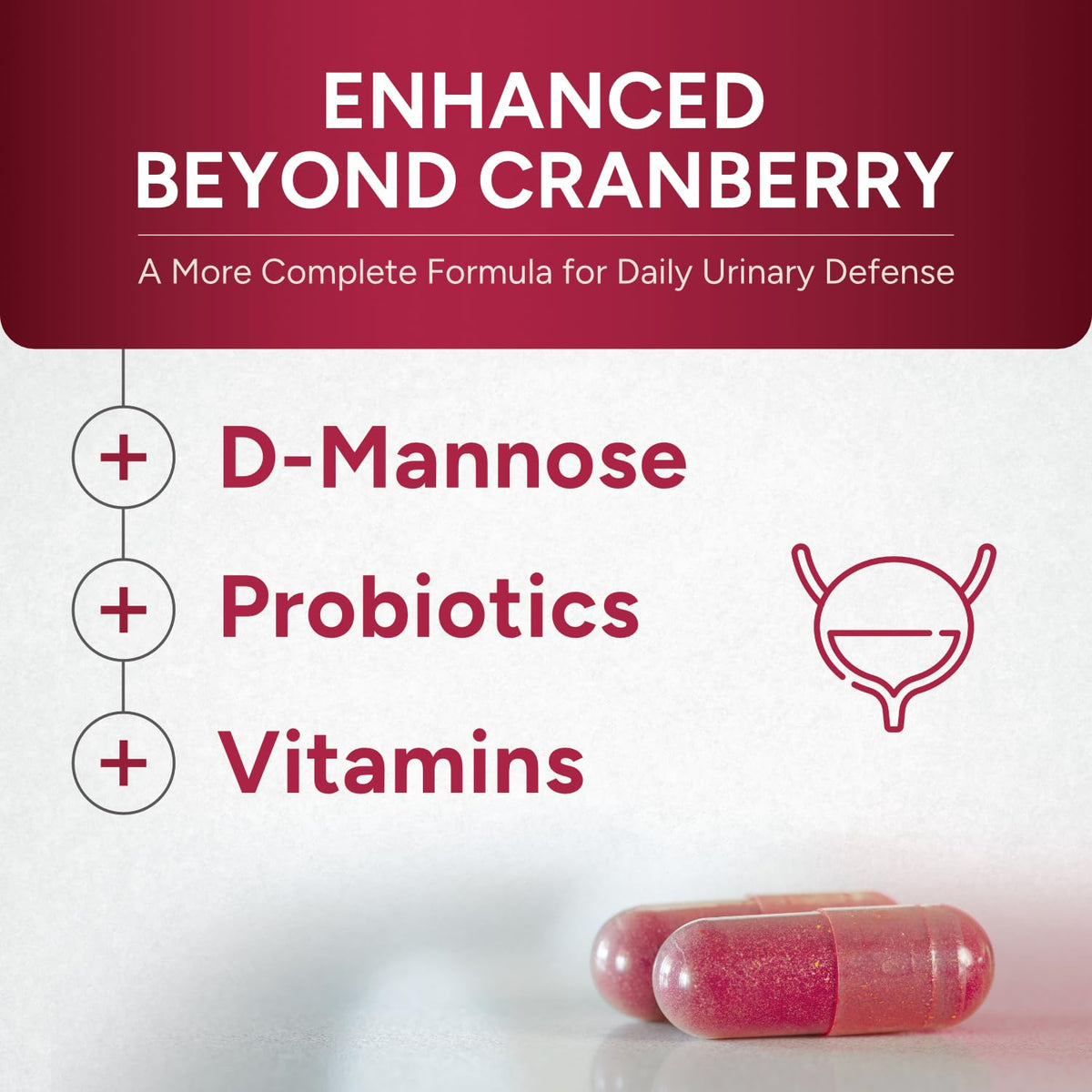 PRVNT Complément Alimentaire Cranberry PACs D-Mannose 60 Capsules en lifestyle