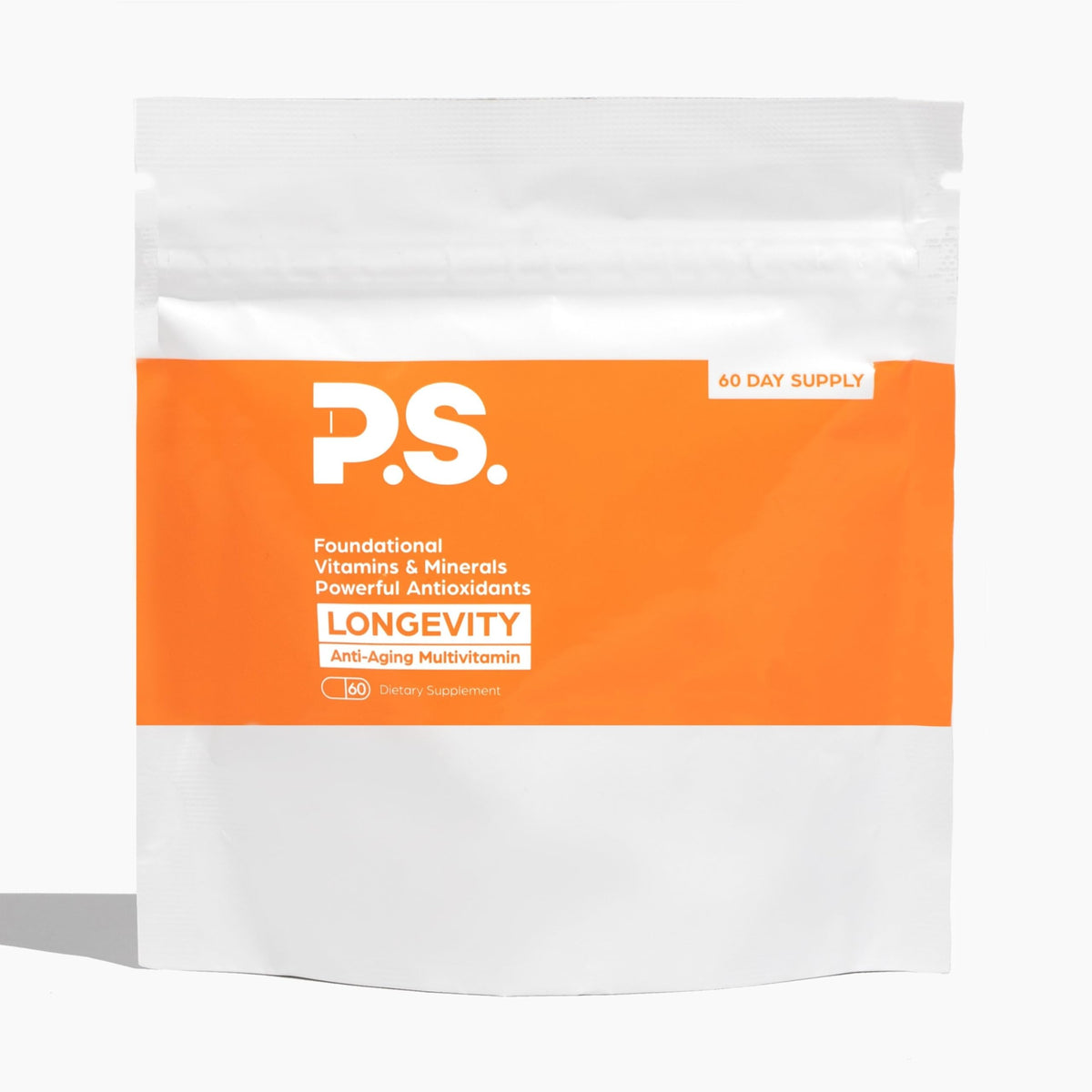 PS Complément Alimentaire Multivitamine Longévité 60 Jours - Vue avant
