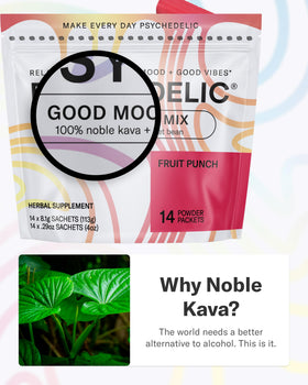 Psychedelic Water mélange Good Mood avec extrait de kava