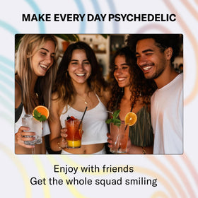 Psychedelic Water mélange Good Mood, préparation d'une boisson