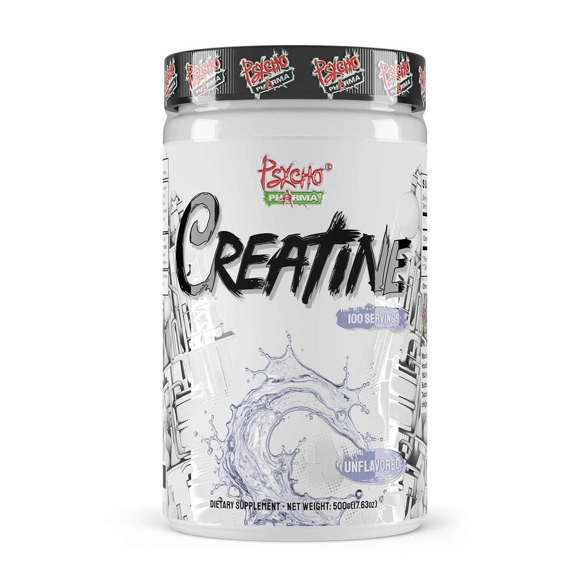 Psycho Pharma Créatine Monohydrate 5g 60 Portions - vue avant