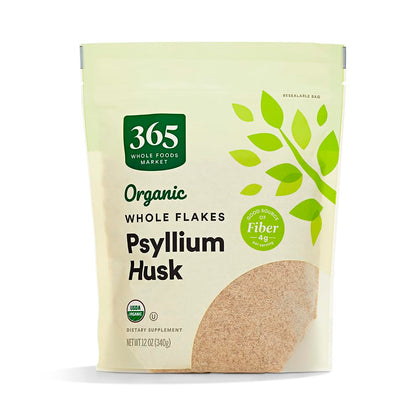 Psyllium Husk Bio 365 by Whole Foods Market - vue avant du paquet