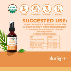 Pulvérisateur de vitamine D3 MARYRUTH'S en utilisation
