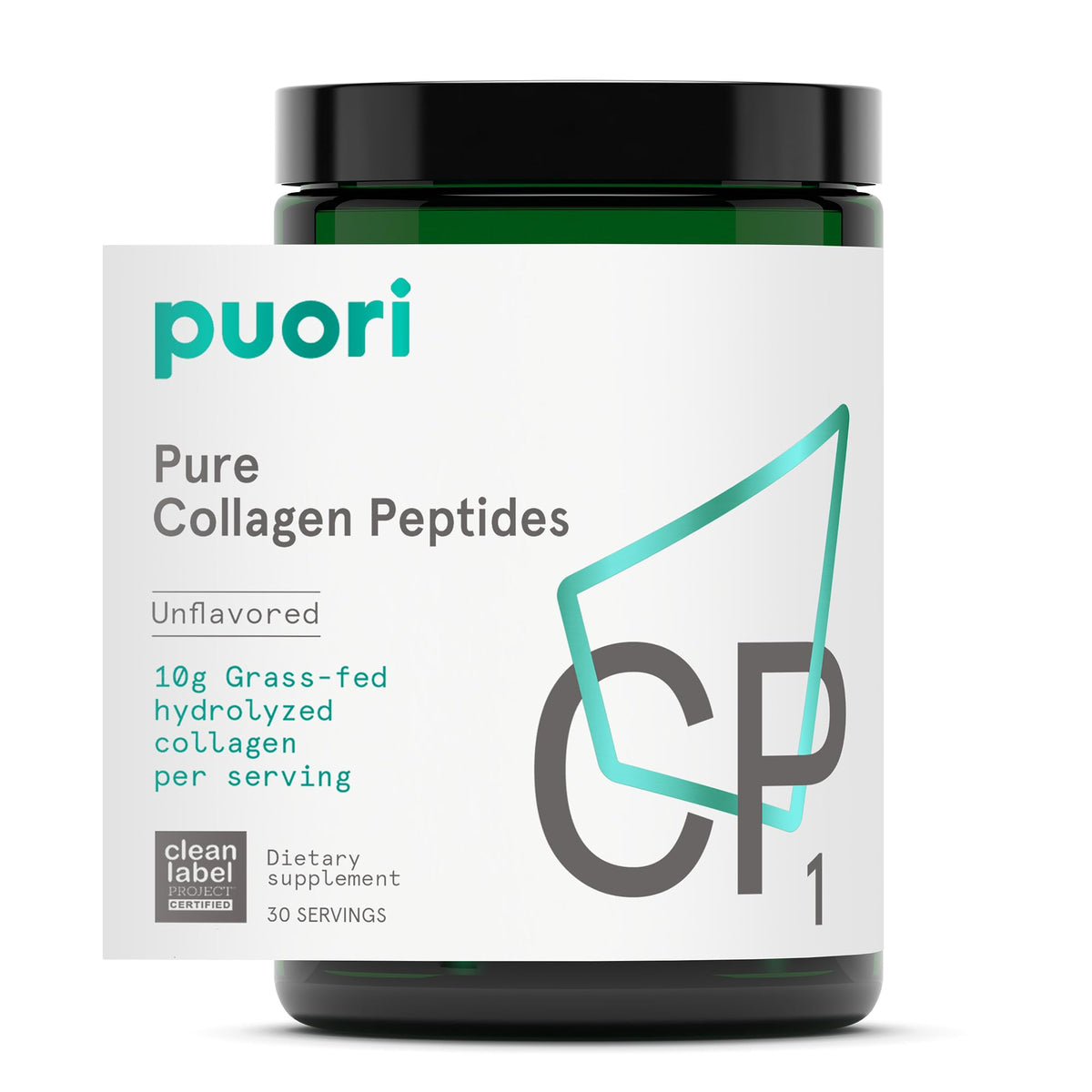 Puori CP1 Poudre de Collagène Peptides 390g vue de face