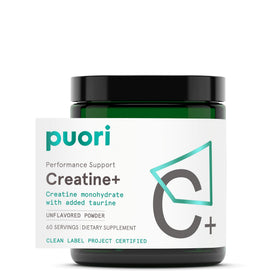 Puori Créatine Monohydrate 580g poudre non parfumée vue de face