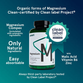 Puori M3 Capsules Végétales avec étiquette et ingrédients