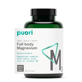 Puori M3 Complément Magnésium 120 Capsules Végétales vue de face