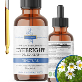 Pura Herba Extrait de Plante Eyebright 60 ml face avec étiquette