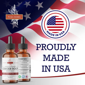 Pura Herba gouttes liquides de gingembre bio 168g avec ingrédients naturels