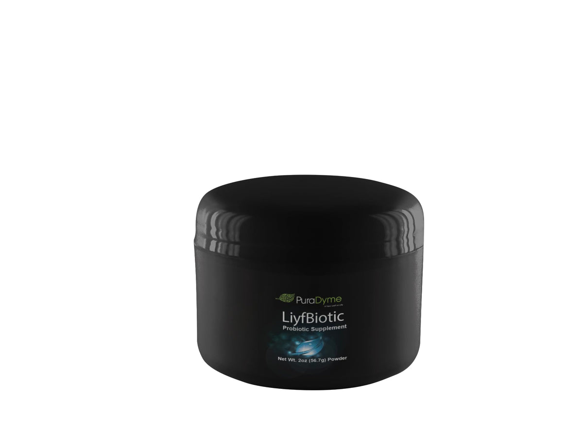 PuraDyme LiyfBiotic complément probiotique en poudre 91g vue de face