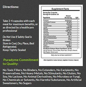 PuraDyme LiyfZyme emballage et capsules végétales