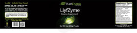 PuraDyme LiyfZyme Poudre 9oz pot ouvert avec poudre visible