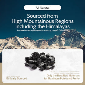 Pürblack Résine de Shilajit Pure 82g avec certificat d'analyse