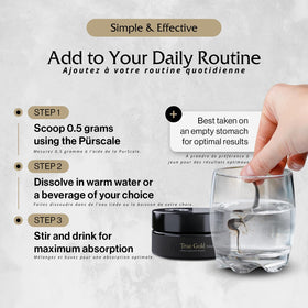 Pürblack Résine de Shilajit Pure 82g avec cuillère