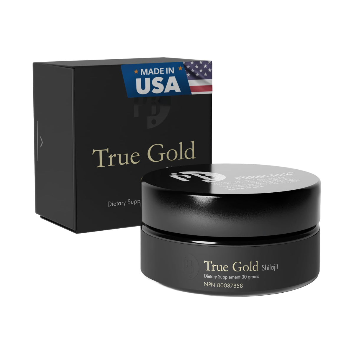 Pürblack Résine de Shilajit Pure 82g vue de face