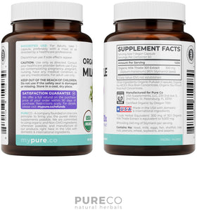 PURE CO Chardon-Marie 300mg sur fond blanc