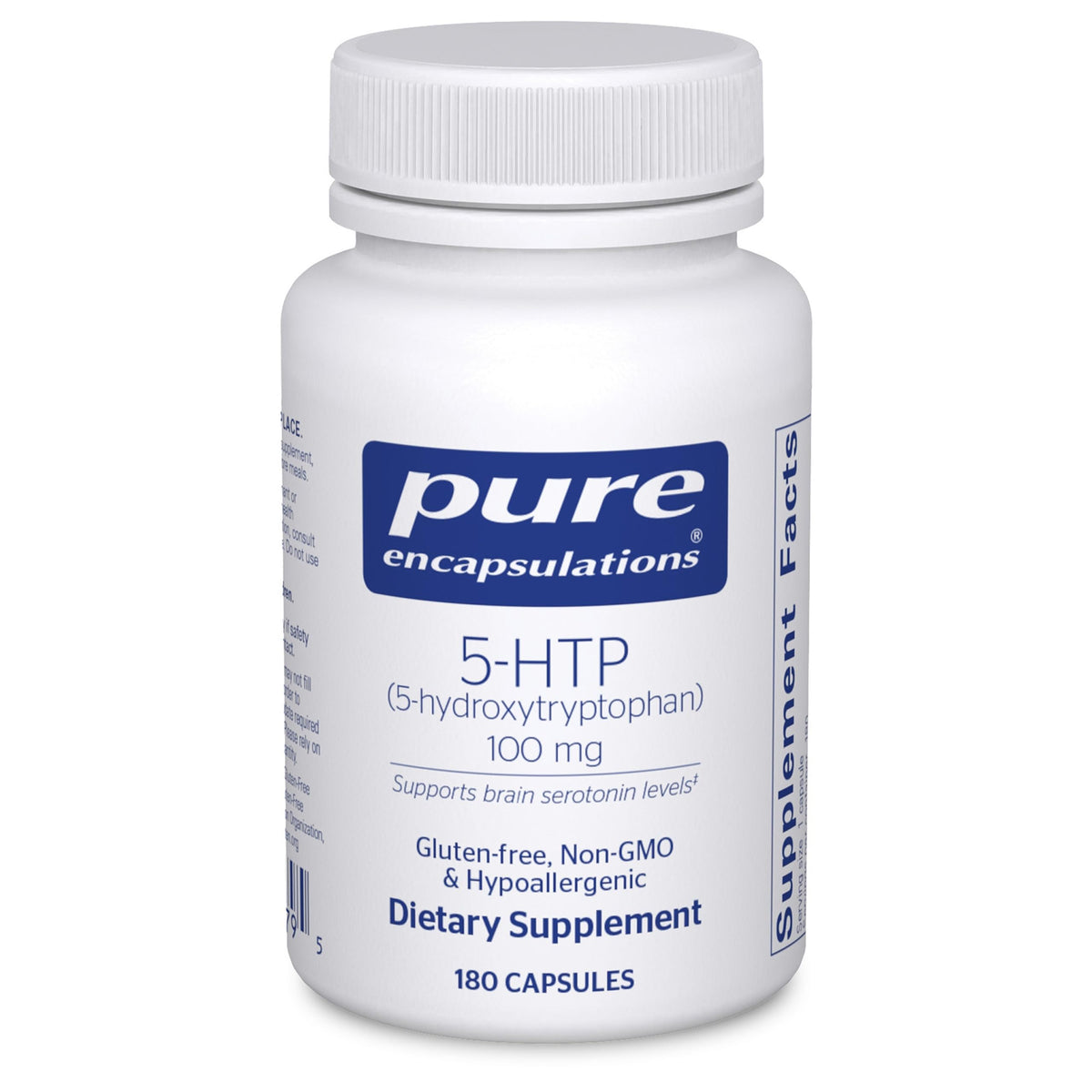 Pure Encapsulations 5-HTP 100 mg 180 capsules vue de face