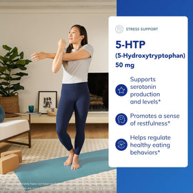 Pure Encapsulations 5-HTP 50 mg bottle side view