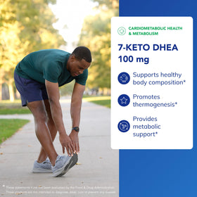 Pure Encapsulations 7-Keto DHEA 100 mg 60 Capsules - étiquette