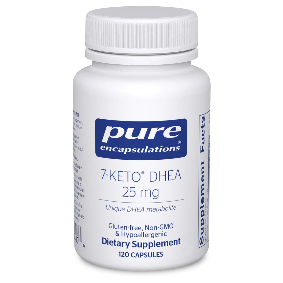 Pure Encapsulations 7-Keto DHEA 25 mg capsules front view