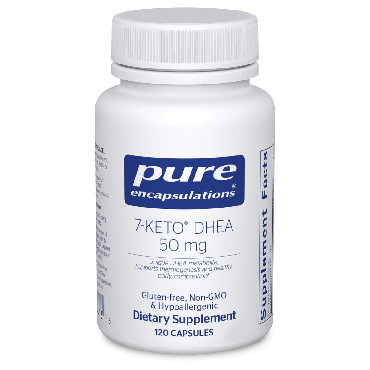Pure Encapsulations 7-Keto DHEA 50 mg 120 capsules front view
