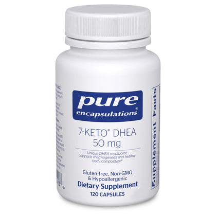 Pure Encapsulations 7-Keto DHEA 50 mg 120 capsules front view