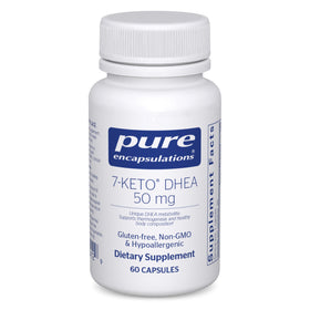 Pure Encapsulations 7-Keto DHEA 50 mg 60 Capsules vue avant