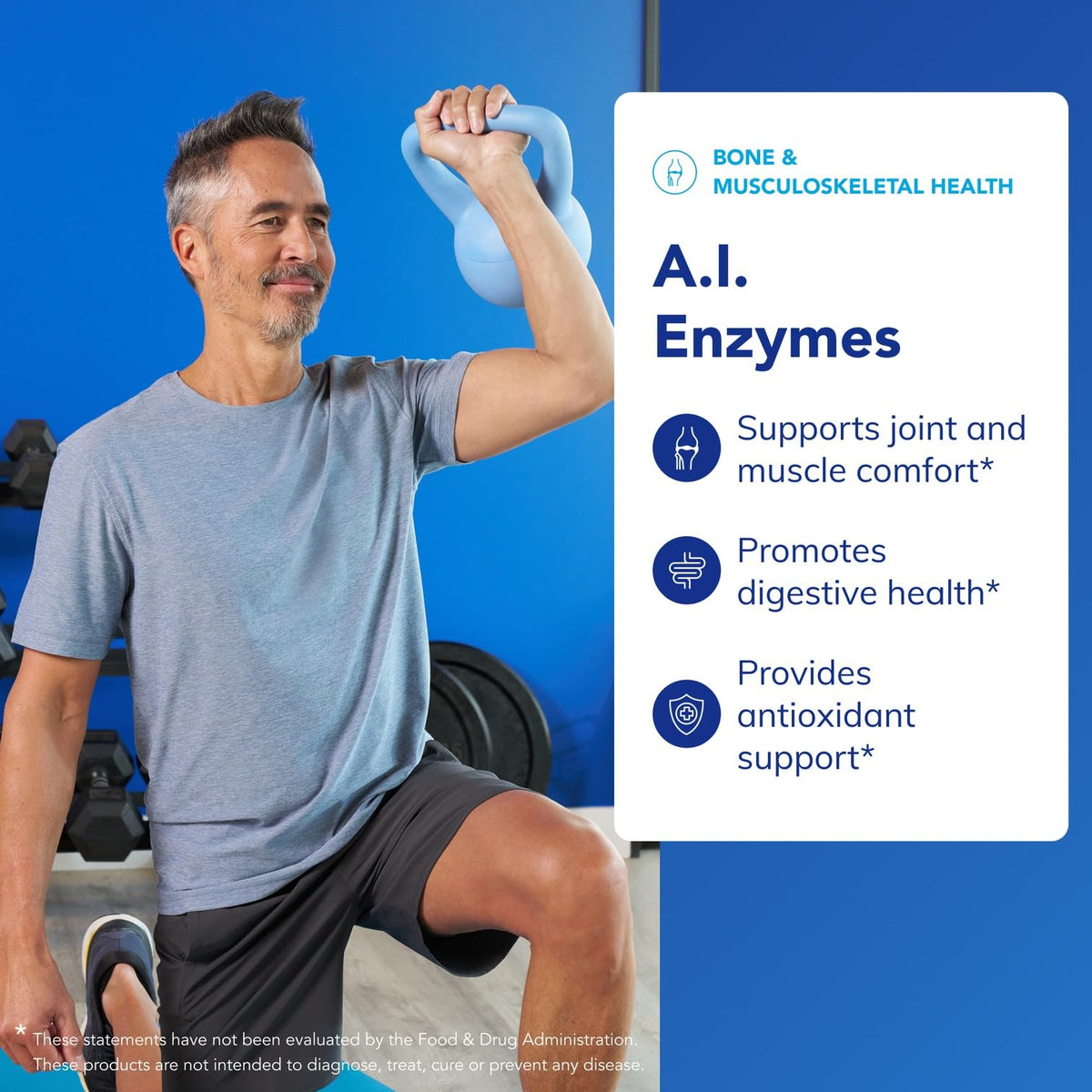 Pure Encapsulations A.I. Enzymes, capsules sur fond blanc