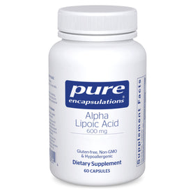 Pure Encapsulations Acide Alpha Lipoïque 600 mg 60 Capsules devant
