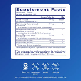 Pure Encapsulations ADR Formula 120 Capsules - vue arrière