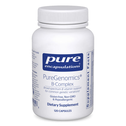 Pure Encapsulations B-Complex 120 capsules, vue avant de l'emballage